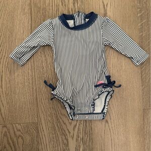 Ruffle butts 3-6 month baby girl rashguard